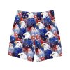 XXV Tactical patriotic swim trunks featuring eagles.