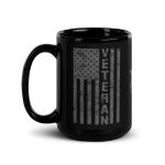 A Distressed Flag Veteran Mug, featuring a distressed flag design.