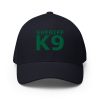 An Embroidered Sheriff K-9 Patrol Hat -Green Thread with the words "Sheriff K9" on it, featuring vibrant green thread.