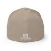 A tan hat with the word Embroidered Police K-9 Patrol Hat embroidered on it.
