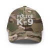Embroidered Police K-9 Patrol Hat in camouflage for patrol officers.
