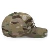 An Embroidered Sheriff K-9 Patrol Hat with the letter "K" on it in camouflage print.