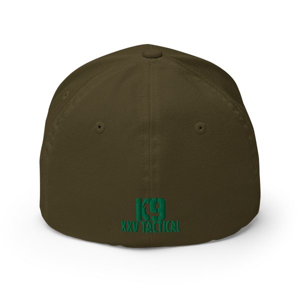An Embroidered Sheriff K-9 Patrol Hat - Green Thread.