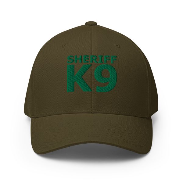 Embroidered Sheriff K-9 Patrol Hat -Green Thread.