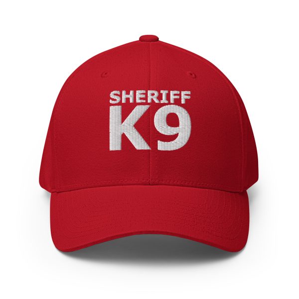 An embroidered Sheriff K-9 Patrol Hat with the word Sheriff K-9 on it.