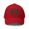 An Embroidered Sheriff K-9 Patrol Hat -Green Thread with the word sheriff on it.