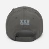 An Embroidered Distressed American Flag Hat with the word vxx tactical on it.