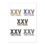 XXV Tactical Stickers.