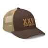A XXV Tactical Trucker Cap with the word tactical on it.