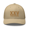 A XXV Tactical Trucker Cap.