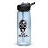 A XXV Tactical CamelBak Sports Bottle -American Skull featuring a skull and an American flag design by CamelBak.