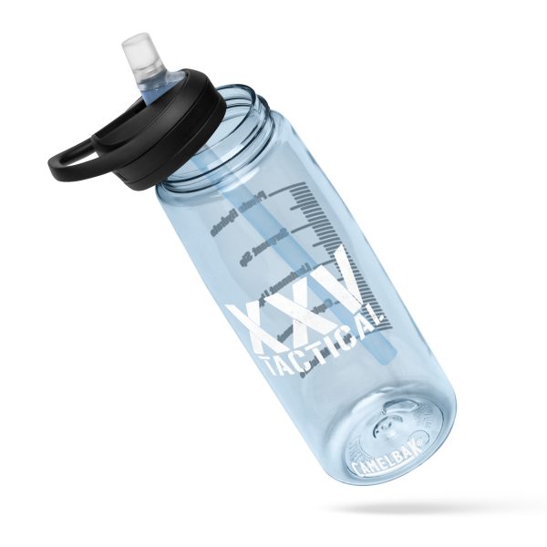 A XXV Tactical CamelBak Sports Bottle with the word vxx on it.