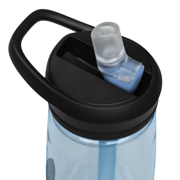 A XXV Tactical CamelBak Sports Bottle - American Skull with a straw and a lid.