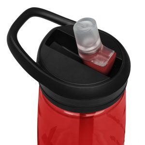 A XXV Tactical CamelBak Sports Bottle with a black lid.
