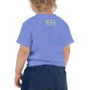 A toddler, full of dreams and hopes, wearing a 'Dream Believe Achieve' Unicorn T-shirt and shorts.
