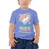 Believe in your dreams with this 'Dream Believe Achieve' Unicorn T-shirt.