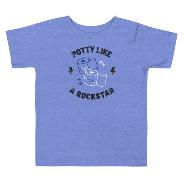 Toddler Potty Like a Rock Star Tee like a rockstar toddler tee.