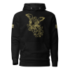 A Men's Saint Michael defeating Satan Hoodie with an image of a Saint Michael eagle.