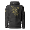 A Men's Saint Michael defeating Satan Hoodie featuring an image of Saint Michael, defeating Satan.