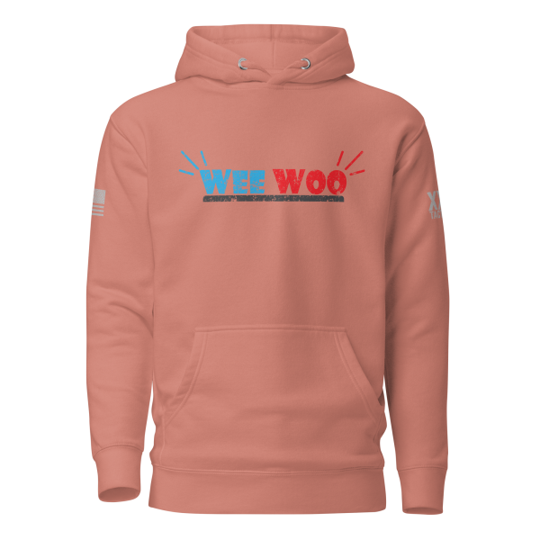 A Women's Wee Woo - Police - First Responder Hoodie with the word 'power' on it.