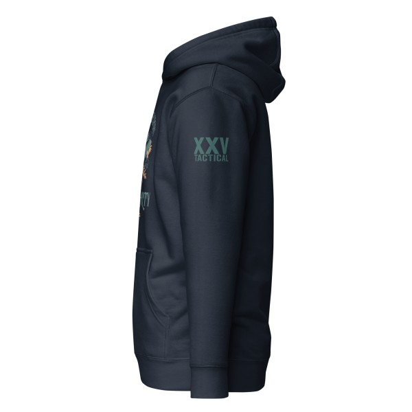 The back of a Men's Get Salty Hoodie with the words "Get Salty" on it.