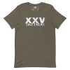 The XXV Tactical T-Shirt in olive green.