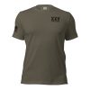 A Men's Don't Tread On Me Tee with the word vxx on it.