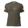 This Men's God Bless America T-Shirt boldly proclaims "God Bless America.
