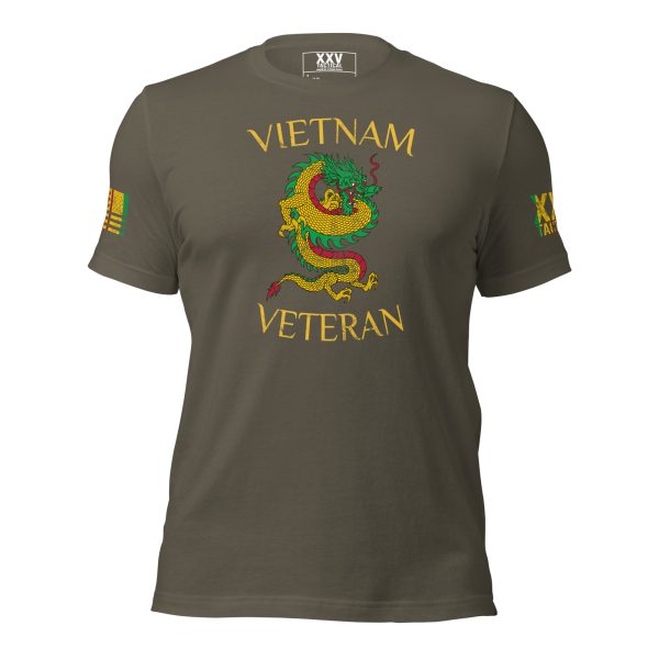 Men's Iconic Vietnam Veteran T-Shirt is the product.