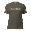 A Men's Warrior T-Shirt with the word warrior on it.