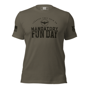 Men's Mandatory Fun Day T-shirt: A Men's Mandatory Fun Day T-shirt for an Enjoyable Time.