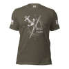 A men's Hold Fast Tee featuring an anchor and compass design, perfect for those who embrace the Hold Fast mindset.