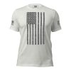 A Women's American Flag Tee with an American flag on it.