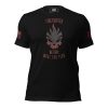 A Men's We Fight What You Fear Firefighter Tee that proudly displays "firefighter" - showcasing our fearlessness in the fight against fire.