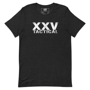 A XXV tactical t-shirt prominently displaying the XXXV logo.