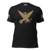 A Men's Vintage American Working Class Tee with a bold eagle graphic, perfect for the working class men.