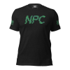 A men's black Men's NPC Graphic Tee with the word NPC on it.