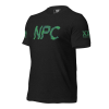 A men's black Men's NPC Graphic Tee showcasing the word npc.