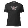 A Women's Eagle T-Shirt in black.