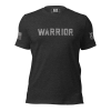 A Men's black Warrior T-Shirt.