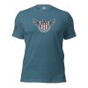 A Women's Eagle T-Shirt in teal.