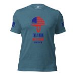 A t-shirt that proudly displays the phrase "I'm a Mom and a Veteran, Nothing Scares Me".