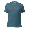 A teal Women's Warrior T-Shirt.