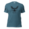 A Women's Rise Above Tee with an eagle on it.