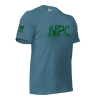A women's Women's NPC Graphic Tee with the word NPC on it.