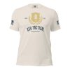 A Men's Unrelenting Defender Tee with the word "tactical" printed on it.