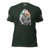 A Men's Irish American Pride T-Shirt, with a bearded man holding a sword, perfect for Irish men.