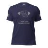 An energy efficient men's t-shirt that says, "I'm not lazy, I'm a Men's I'm Not Lazy, I'm Energy Efficient Tee.