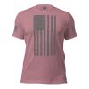A pink Women's American Flag Tee.