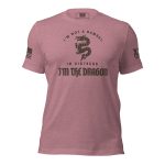 The I'm not a damsel in distress, I'm the Dragon Tee - A pink t-shirt perfect for the damsel in distress who wants to proclaim "I'm not afraid of the dragon".